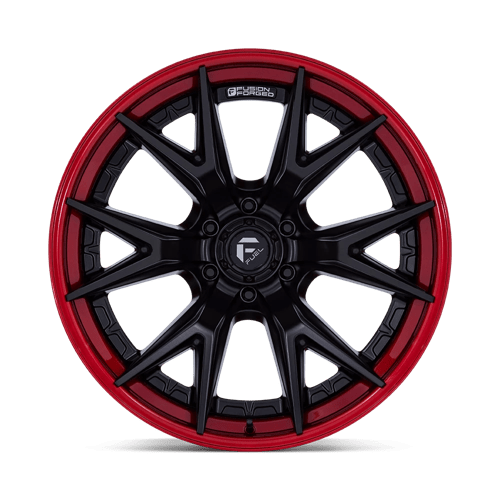 Fuel 1PC CATALYST 18X9 6X5.5 106 +1 M-BLK RD Wheels