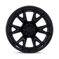 Fuel 1PC CATALYST 17X9 6X5.5 106 +1 M-BLK G-BLK Wheels
