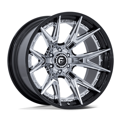 Fuel 1PC CATALYST 18X9 6X5.5 106 +1 CHR G-BLK Wheels