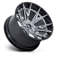 Fuel 1PC CATALYST 17X9 6X5.5 106 +1 CHR G-BLK Wheels