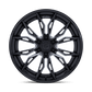 Fuel 1PC MUTINY 22X10 8X6.5 125 -18 M-BLK G-BLK Wheels