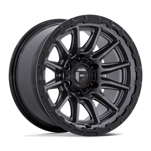 Fuel 1PC PISTON 17X8.5 5X5 71 +25 M-GNMTL GB-LP Wheels