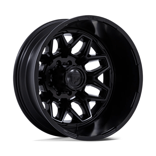 Fuel 1PC FLUX DRW 20X8.25 8X200 -201 BLK-OUT (DR) Wheels