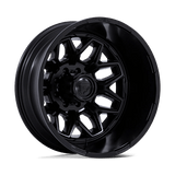 Fuel 1PC FLUX DRW 20X8.25 8X200 -201 BLK-OUT (DR) Wheels