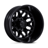 Fuel 1PC FLUX DRW 20X8.25 8X6.5 -227 BLK-OUT (DR) Wheels