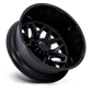 Fuel 1PC FLUX DRW 20X8.25 8X6.5 -227 BLK-OUT (DR) Wheels