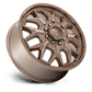 Fuel 1PC FLUX DRW 22X8.25 8X6.5 +104 BR (F) Wheels