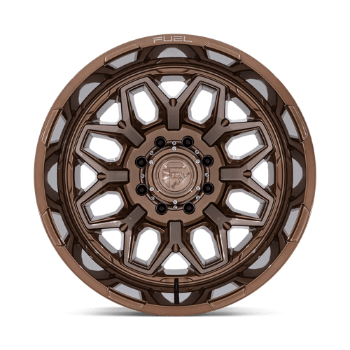 Fuel 1PC D876 22X8.25 8X200 PLTNM-BRNZ -227MM Wheels