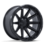 Fuel 1PC CIRCUIT 17X9 6X5.5 106 -12 M-BLK Wheels