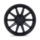 Fuel 1PC CIRCUIT 17X9 6X5.5 106 -12 M-BLK Wheels