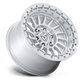 Fuel 1PC HAVOC 17X9 6X5.5 106 -12 G-SLV-MCH Wheels
