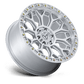 Fuel 1PC TALON 20X9 6X5.5 106 +20 G-SLV-MCH Wheels