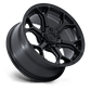 Fuel 1PC SPLICER 17X9 6X4.5 66 +1 BLK-OUT Wheels
