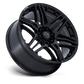 Fuel 1PC WEAPON 22X9.5 6X135 87 +0 G-BLK Wheels