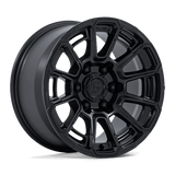 Fuel 1PC FOXHOUND 17X9 6X4.5 66 +1 BLK-OUT Wheels