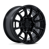 Fuel 1PC FOXHOUND 18X9 6X4.5 66 +20 BLK-OUT Wheels