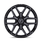 Fuel 1PC FLUX 24X10 6X135 87 +0 G-BLK GTCC Wheels