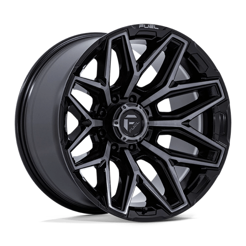 Fuel 1PC FLUX 20X10 8X180 124 -18 G-BLK GTCC Wheels