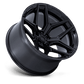 Fuel 1PC FLUX 24X10 6X135 87 +0 G-BLK Wheels