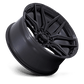 Fuel 1PC FLUX 24X10 6X5.5 106 +0 BLK-OUT Wheels
