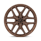 Fuel 1PC FLUX 24X10 6X5.5 106 +0 PLTNM-BRNZ Wheels