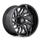 Fuel 1PC HURRICANE 22X12 8X6.5 125 NBL -44 Wheels