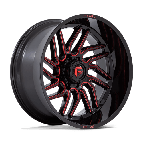 Fuel 1PC D808 24X12 8X170 G-BLK MILL-RT -44MM Wheels