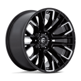 Fuel 1PC REBAR 17X9 6X5.5 106 NBL -12 Wheels
