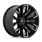 Fuel 1PC REBAR 22X9.5 6X135 87 NBL +0 Wheels