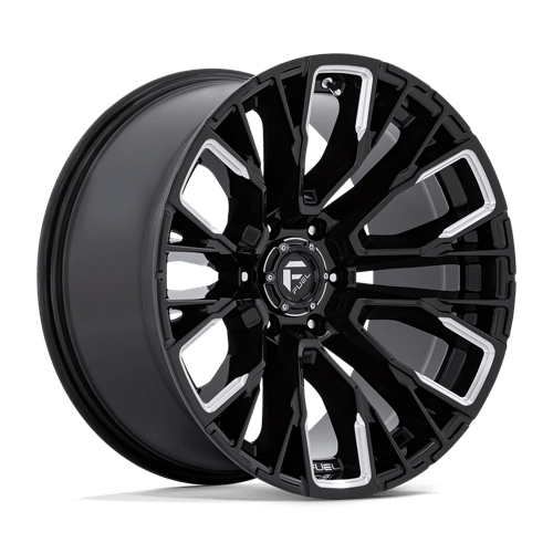 Fuel 1PC REBAR 22X9.5 6X5.5 106 NBL +0 Wheels