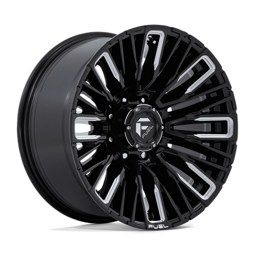Fuel 1PC REBAR 20X10 8X180 124 NBL -18 Wheels