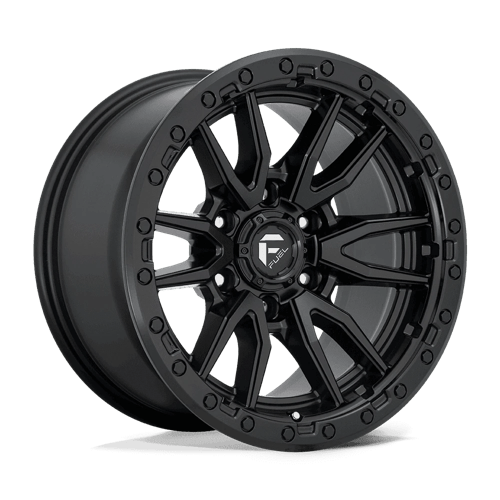 Fuel 1PC REBEL 18X9 6X4.5 66 +1 M-BLK Wheels