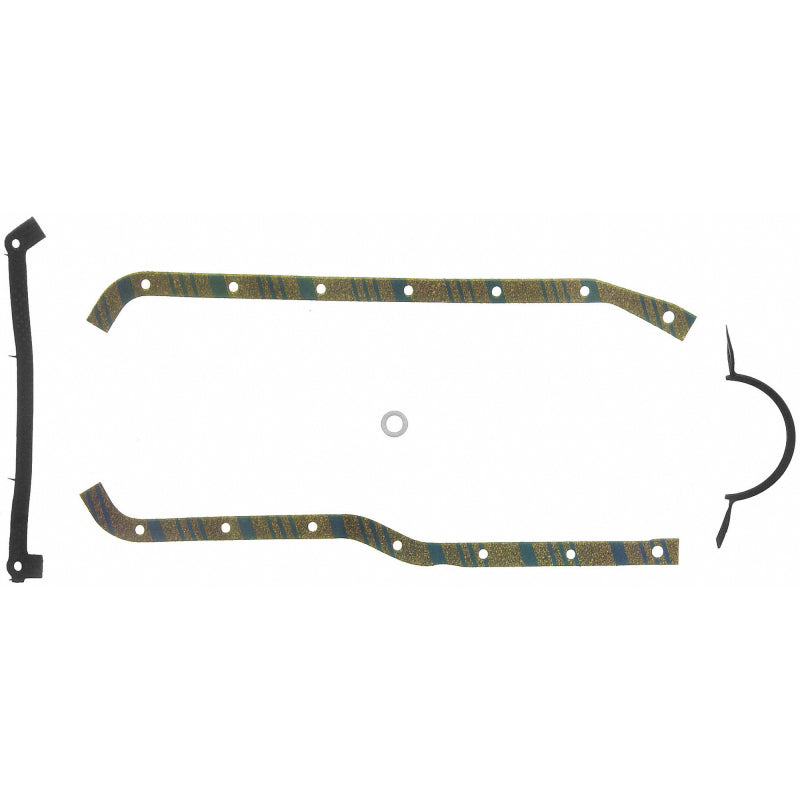 Fel-Pro 17950 Engine Oil Pan Gasket Set 18 Bolt Hole Multi Piece Gasket