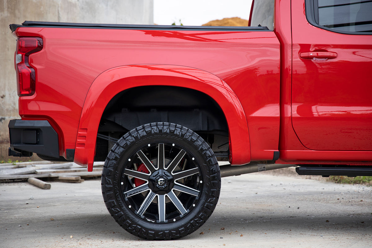 Fender Flares | SF1 | G9K Satin Steel | Chevy Silverado 1500 2WD/4WD (2019-2026 & Refresh)