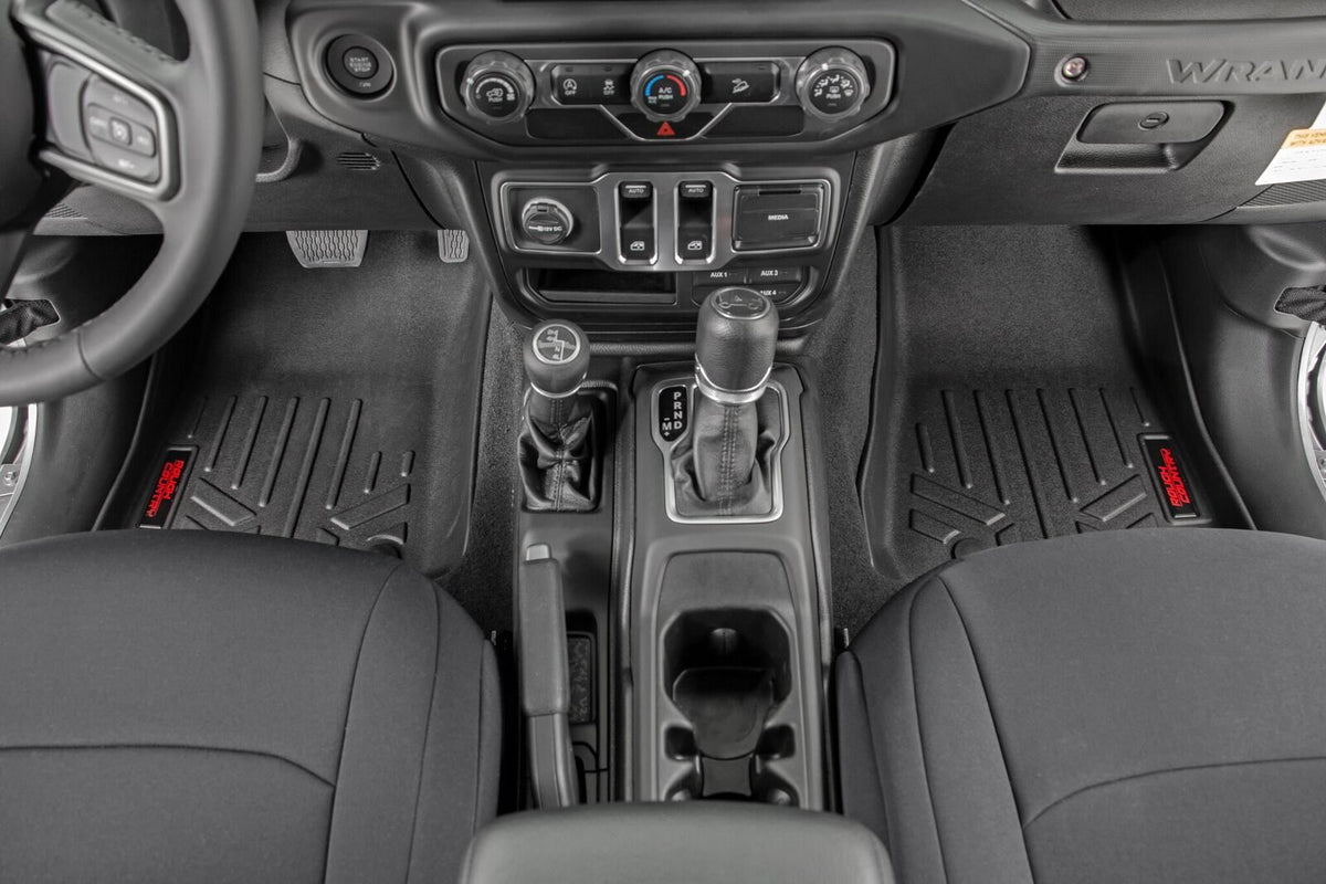 Floor Mats | FR & RR | RR Lockable | Jeep Gladiator JT 4WD (2020-2025)