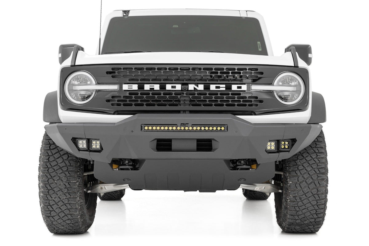 Front Bumper | Modular | Full Wings | Amber DRL | Ford Bronco 4WD (2021-2025)