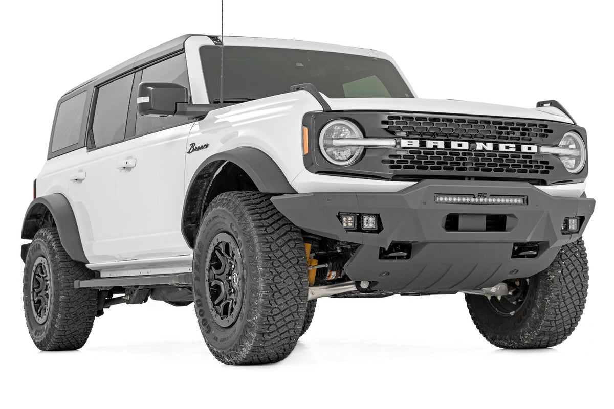 Front Bumper | Modular | Full Wings | Amber DRL | Ford Bronco 4WD (2021-2025)