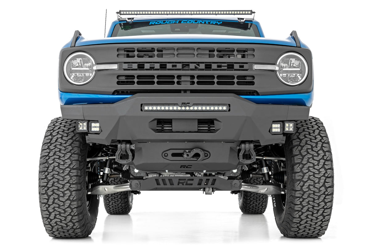 Front Bumper | Modular | Stubby Wings | DRL | Ford Bronco 4WD (2021-2025)