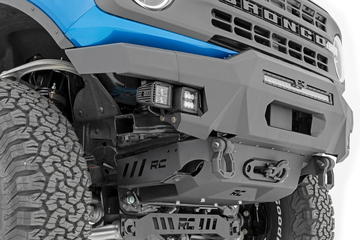 Front Bumper | Modular | Stubby Wings | Flood | Fog | Ford Bronco 4WD (21-25)