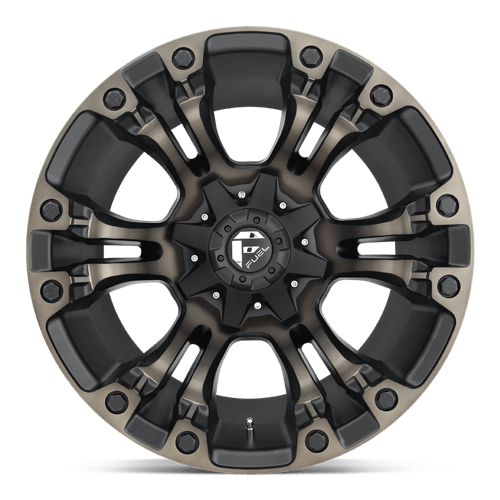 Fuel 1PC VAPOR 20X10 8X170 125 M-BLK DT -18 Wheels