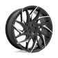 DUB 1PC G.O.A.T. 20X9 5X4.5 72 MBL +35 Wheels