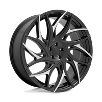 DUB 1PC S259 20X9 5X5.0 GL-BLK-MCH-SPK 35MM Wheels