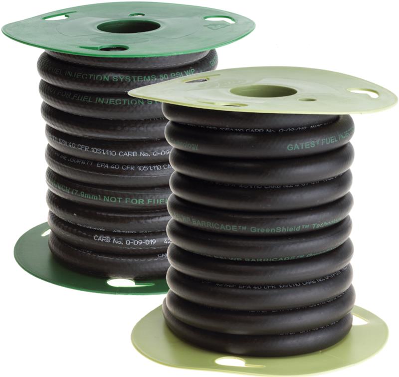 Gates 5/16in x 25ft (Reel) 225 PSI Barricade Fuel Injection Hose w/ GreenShield Technology