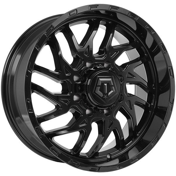 Gloss Black 20x9.0 8x170 Conical TIS Wheels
