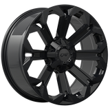 Gloss Black Abyss Conical DAI Wheels | 20x9 5x139.7 DW1282001