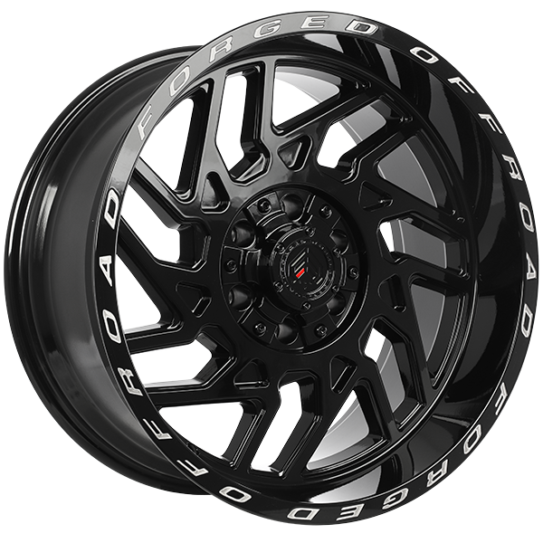 Gloss Black - Milled Lip XR103 Conical Forged Wheels | 20x10 8x180 XR32014