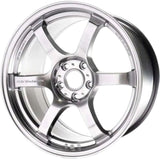 Gram Lights 57DR 18x9.5 +22 5x114.3 Grace Silver Wheel