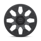 Helo HE878 17X9 6X5.5 S-BLK -12MM Wheels