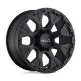 Helo HE878 17X9 6X5.5 S-BLK -12MM Wheels