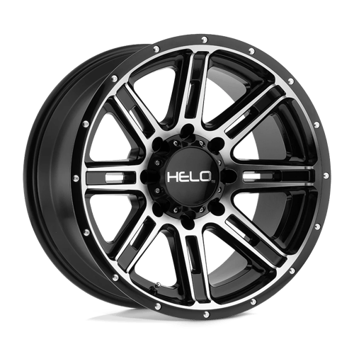 Helo HE900 17X9 8X170 G-BLK MACH -12MM Wheels